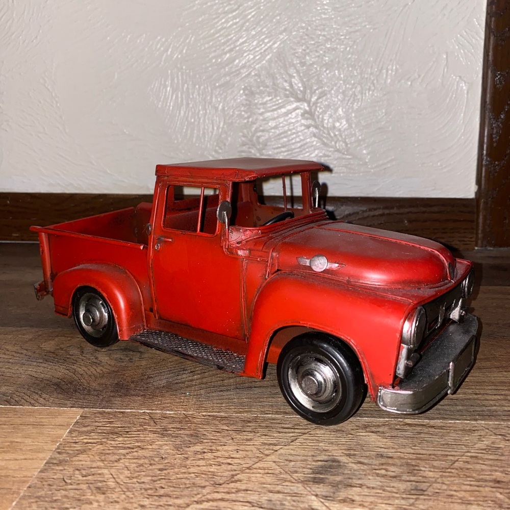 Red Farmhouse Truck